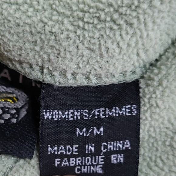 Mountain HardWear Pullover Womens M Green Pastel Sweater Fleece 1/4 Zip - Picture 6 of 8